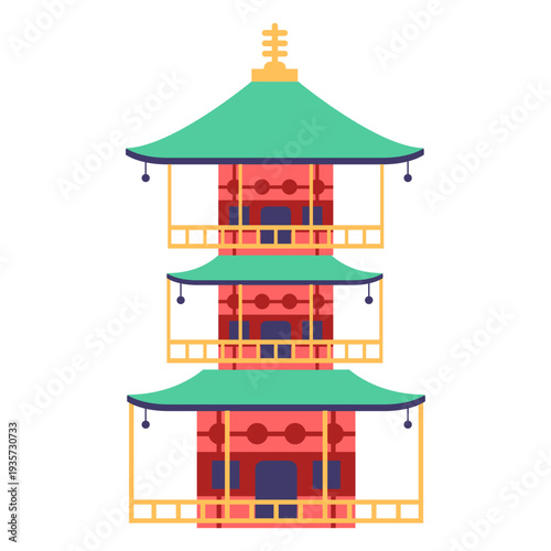 Pagoda japanese house