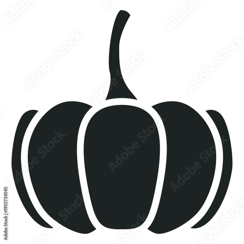 Pumpkin grey icon