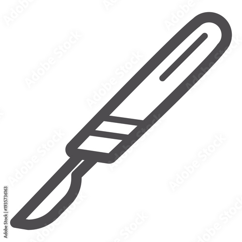 Scalpel stroke icon