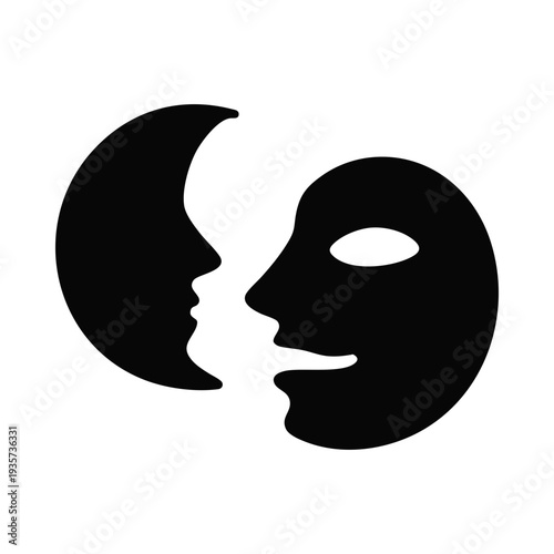 Moon Face Duality Concept