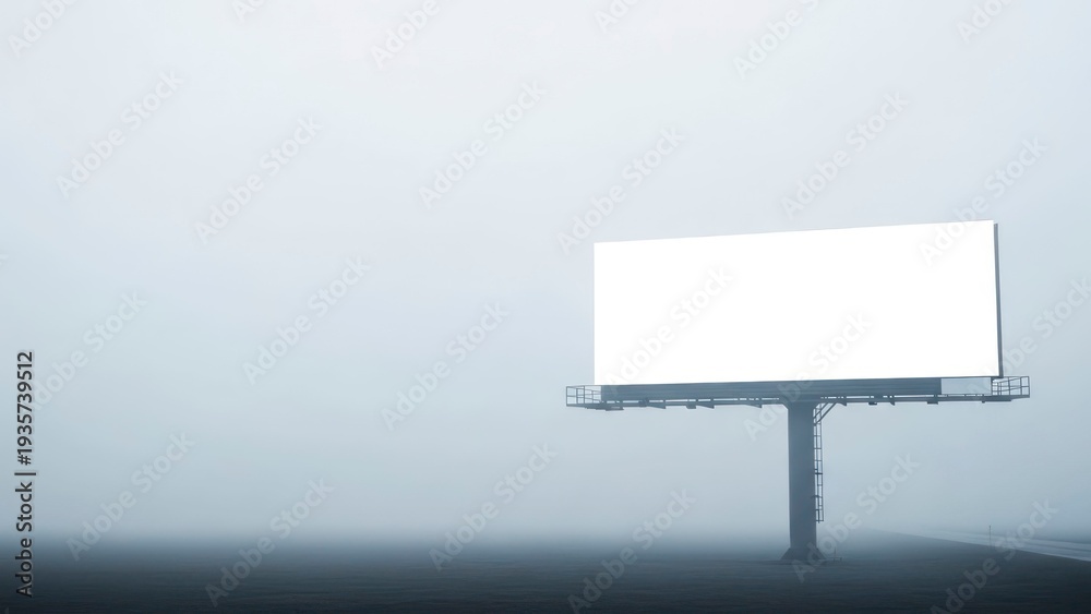 Fototapeta premium Billboard fog