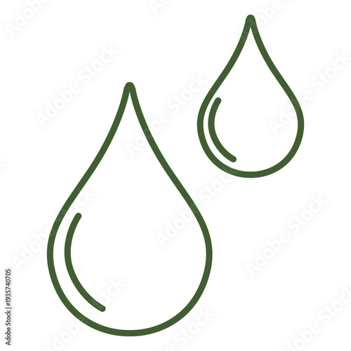 Water drops icon