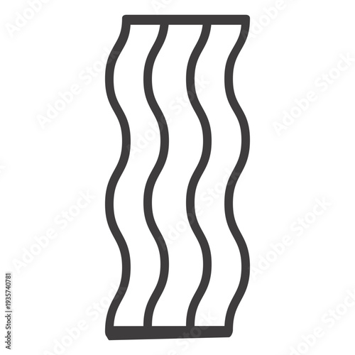 Bacon stroke food icon