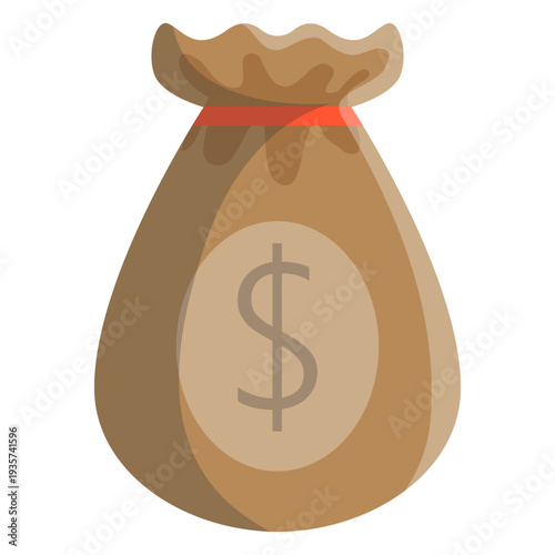Bag dollar illustration