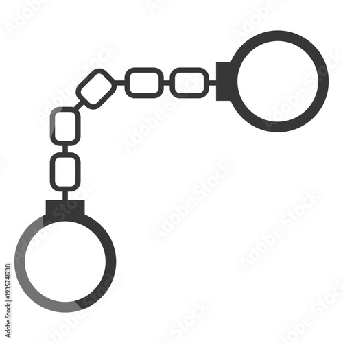 Handcuffs flat