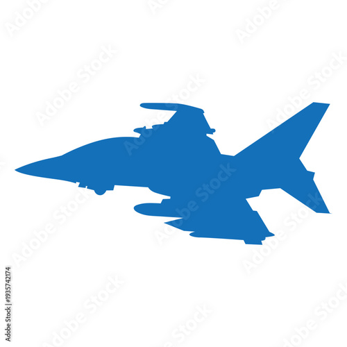 Plane bomber missile silhouette