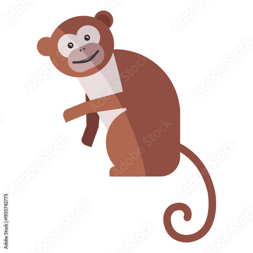 Monkey leg muzzle flat