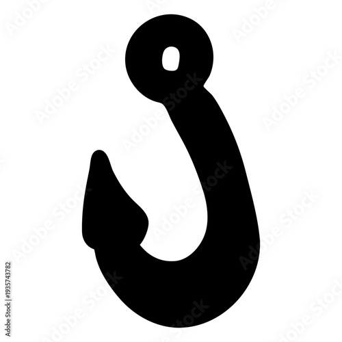 Hook hole silhouette