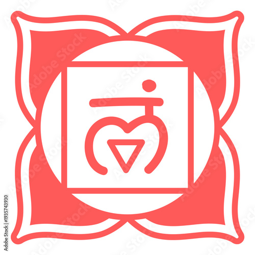 Root chakra symbol