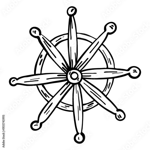 Steering wheel steering control circle stroke