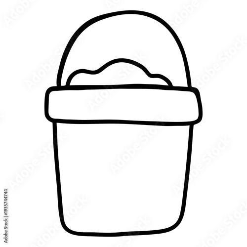 Bucket grip sand stroke summer