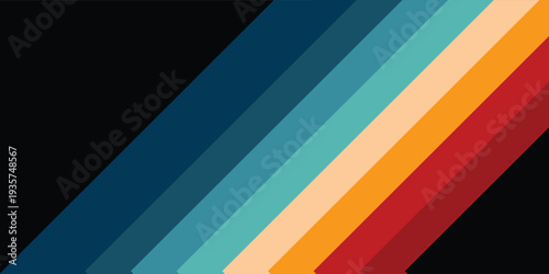 vintage striped background, poster, banner sample, retro colors from 1970s, 1980s, 1990s. retro vintage style striped background poster line.