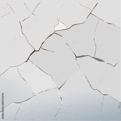 Textured cracked plaster background with subtle gradient effect and distressed surface