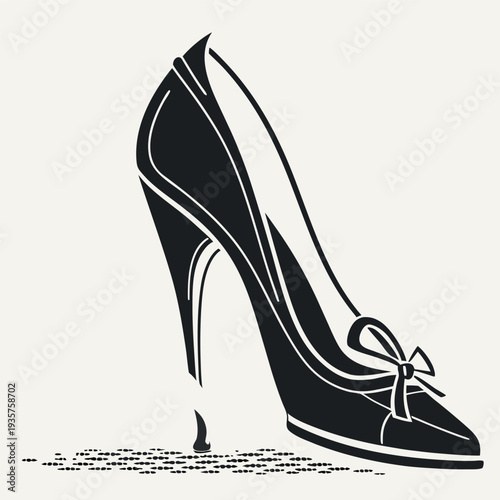 elegant female legs wearing high heels and an ankle bracelet,
