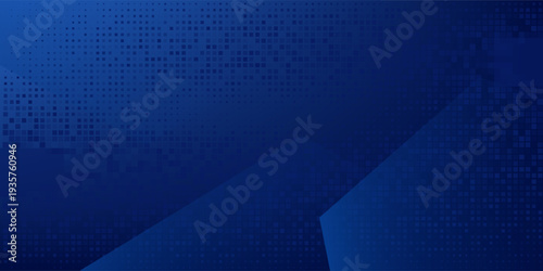 Abstract blue white dot pattern gradient texture technology background.vector future tegnology.