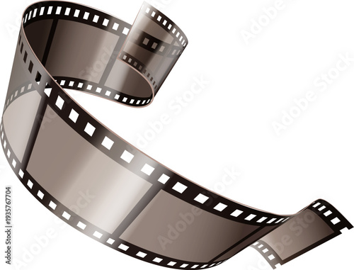 Wallpaper Mural Old media strip. Vintage cinema roll template Torontodigital.ca