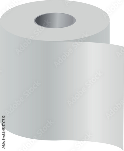 Toilet paper mockup. Washroom wipe tissue roll