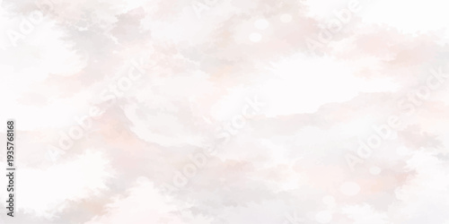 Abstract watercolor blue background featuring a bright summer sky with beautiful white clouds and sunlight for a clear nature cloudscape view