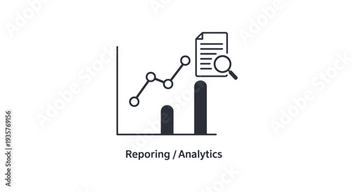 ERP Line art vector creative modern abstract illustration