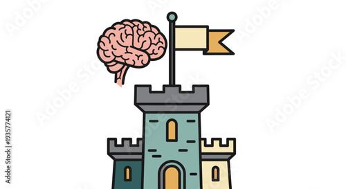 Brain Castle Flag Tower.