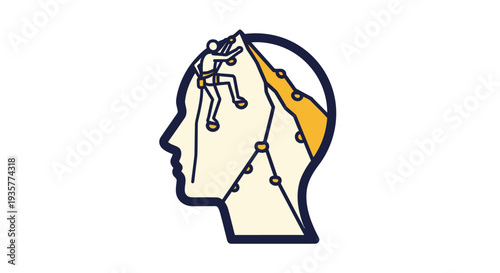 Brain with circuit lines.