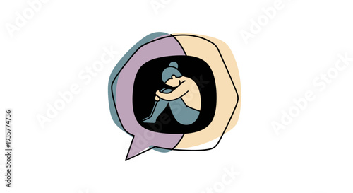 Cartoon Character Speech Bubble.