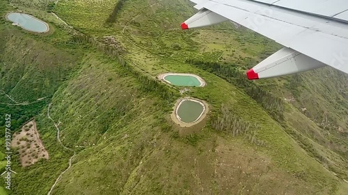 Mountainous Terrain Taking Off From Quito International Airport (Quito, Ecuador)