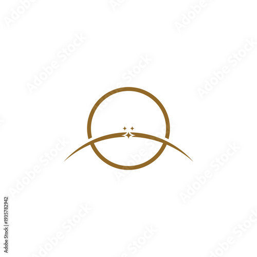 Sky star horizon logo design