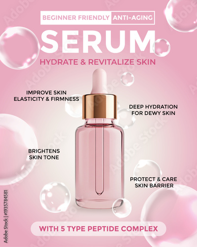 Social media post templates cosmetic skincare