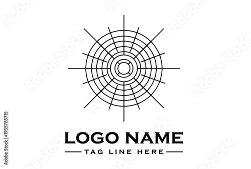 A diagram of an explosion and shockwave in a circular pattern with lines radiating outward on a white background with a logo name and tagline.