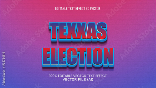 TEXXAS EDITABLE TEXT EFFECT 3D VECTOR FOR ALL YOUR NEEDS
