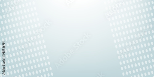 Abstract light blue blurred background \ Halftone corner texture.  Subtle pattern. Digital polka. Dots gradation.