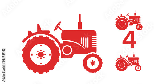 Farm market Line art vector colorful design concept illustration