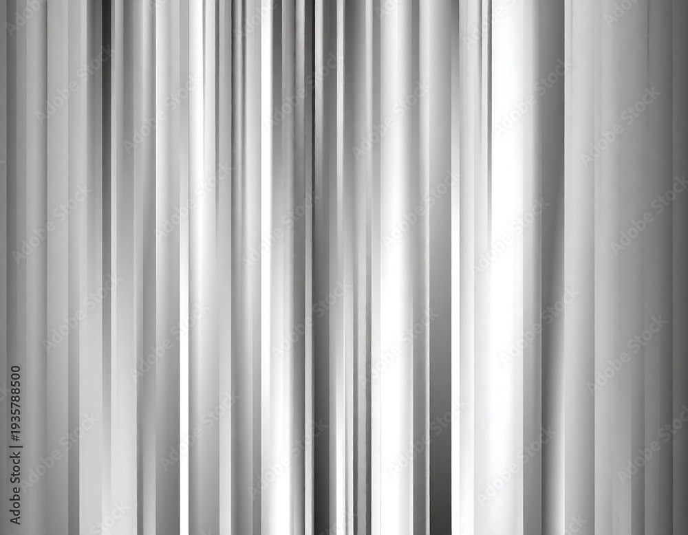 Obraz premium Vertical abstract pattern with gradient stripes in grayscale tones