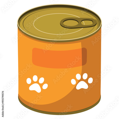 Food for animals pet shop single icon in cartoon style raster bitmap symbol stock illustration web design element for animal care themes