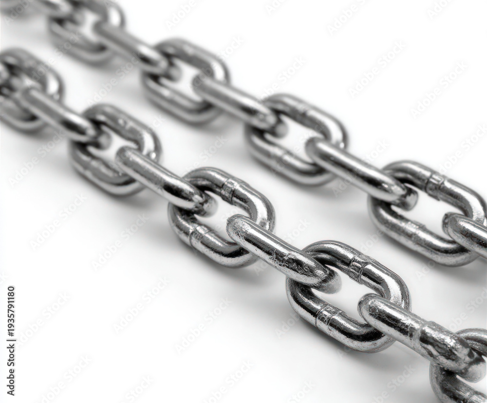 Obraz premium chain isolated on a white background