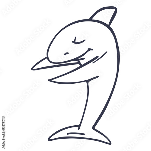 Shark dance dancing stroke