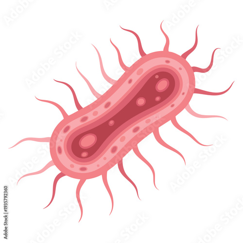 Germ icon featuring virus bacteria vector illustration perfect for medical healthcare microbiology infection concept and science themed creative designs