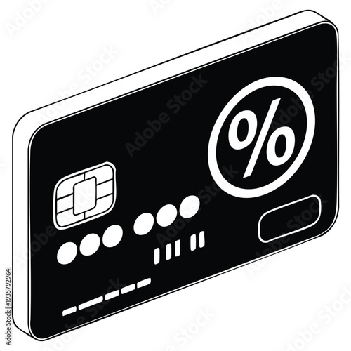 Glyph style credit card icon simple vector icon design editable vector format suitable for payment finance banking and transaction themes