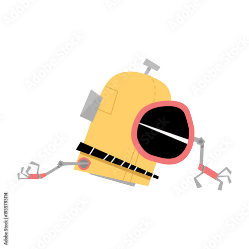 Robot eye box hand sketch