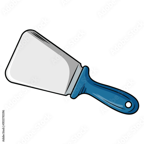 Graphic of spatula and trowel stock vector illustration isolated object spatula and scraper logo concept perfect for builder branding or hardware design