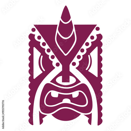 Face mask guise detailed silhouette