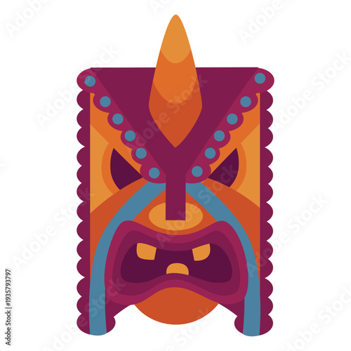 Face mask guise flat