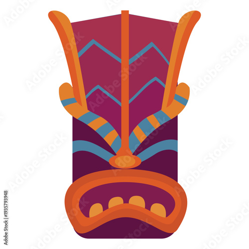 Mask face guise flat