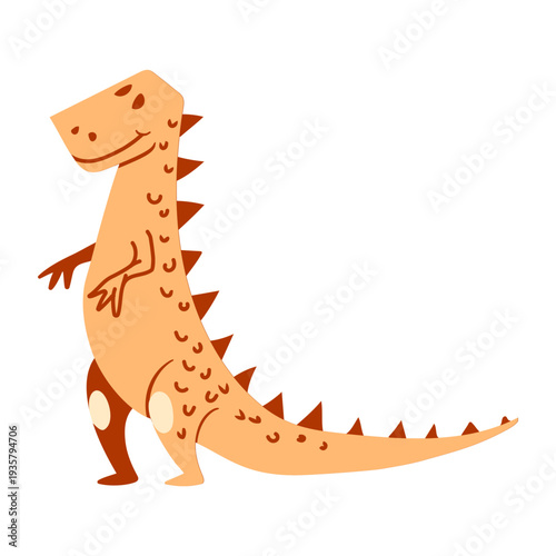 Standing dinosaur cartoon