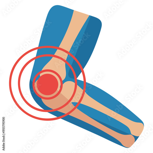 Hand treatment cartoon vector icon illustrating joint pain and clinic cartilage therapy for healthcare related design