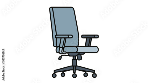 Office Chair Illustration.