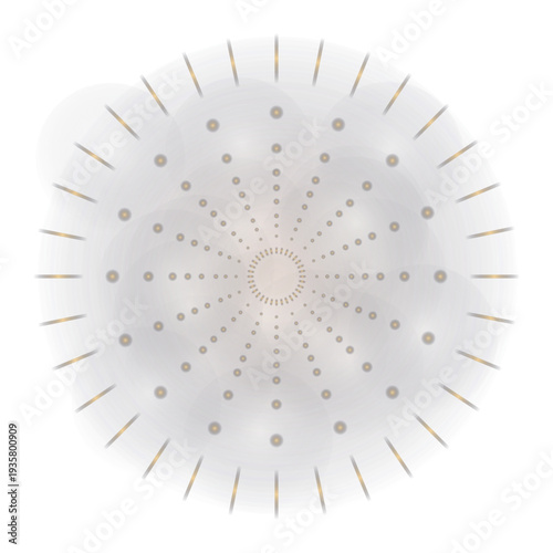 Gradient mass sparks firework