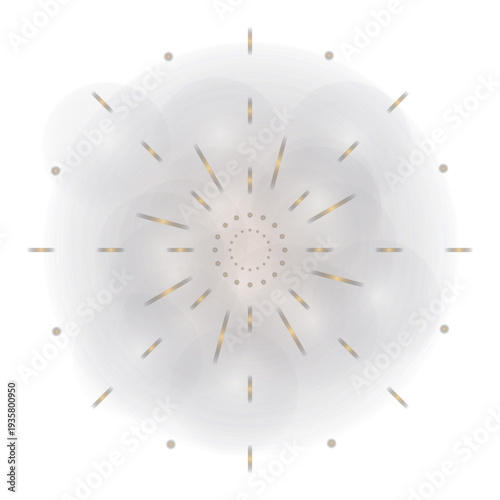 Fotografie Gradient symetric firework