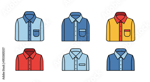 Formal Shirt Line art vector soft abstract tone illustration